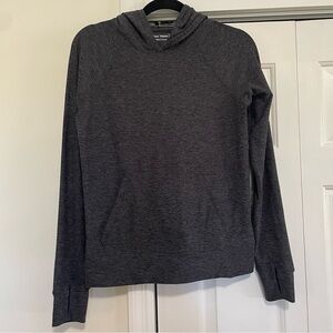 Outdoor Voices Lightweight Dark Gray Hoodie Pullover Size Medium